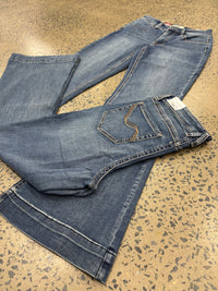 Rock & Roll Cowgirl Jeans - BW5HD09759 - Wave embroidery High Rise Trouser