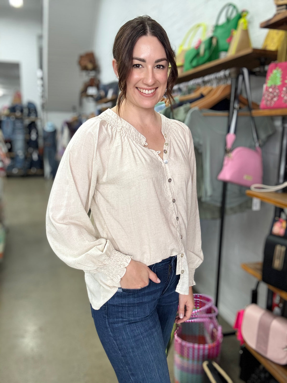 Astrid Top - Natural