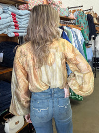 Bloom Top - Vintage Print
