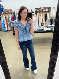 Gabrielle Top - Denim
