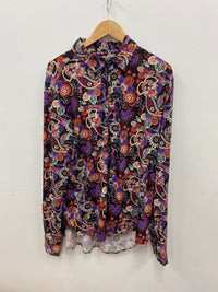 Cowgirl Tuff Pullover Arena Shirt - Multi Colour Paisley