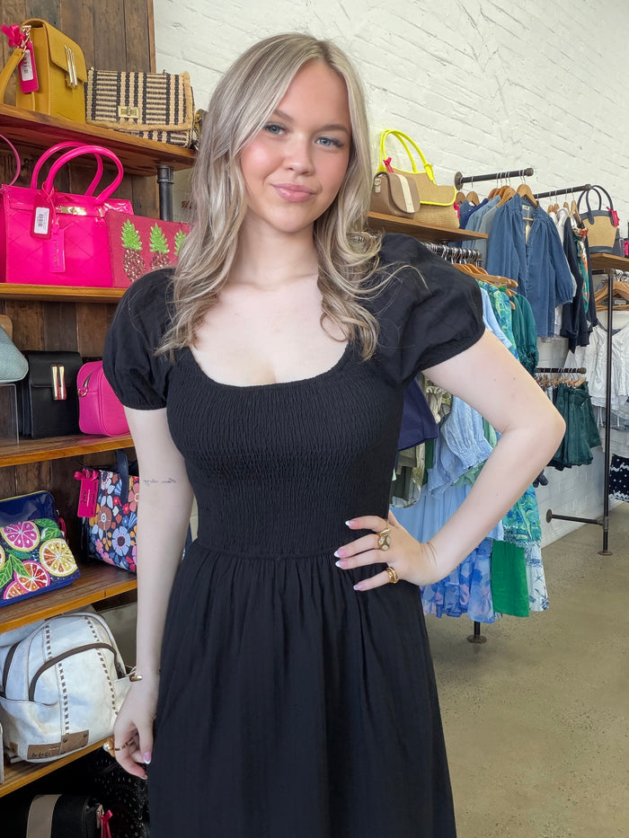 Nyxie Maxi Dress - Black