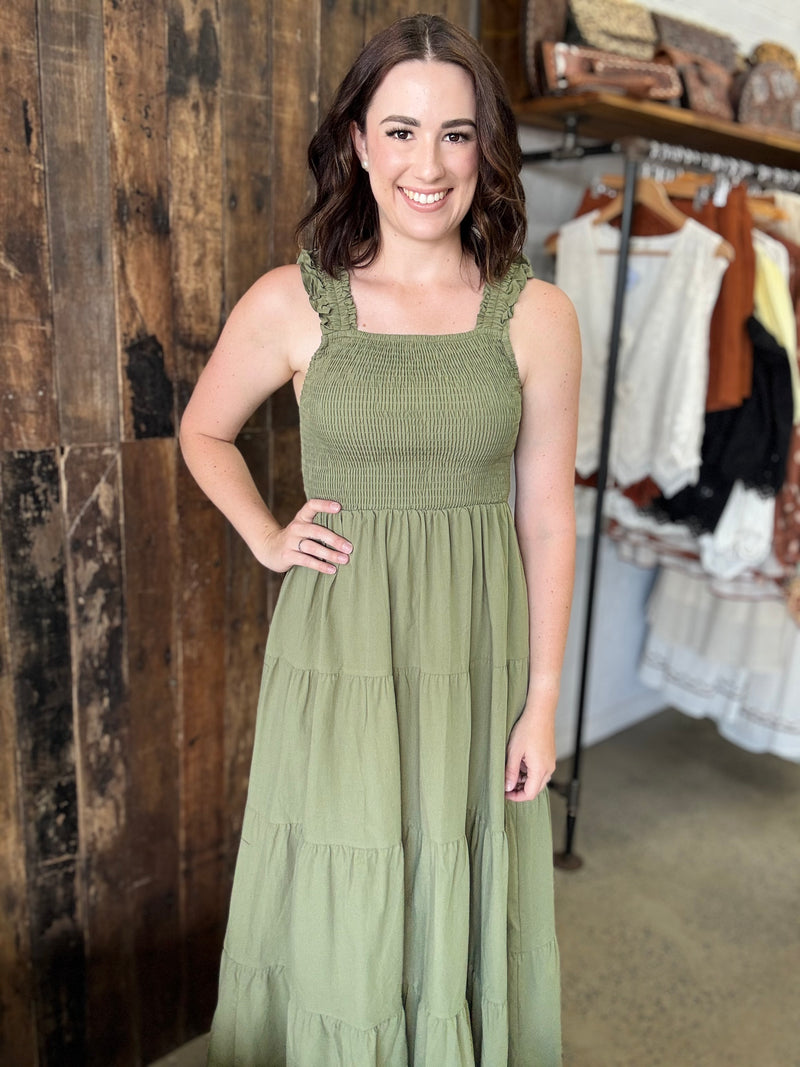 Jayde Dress - Khaki