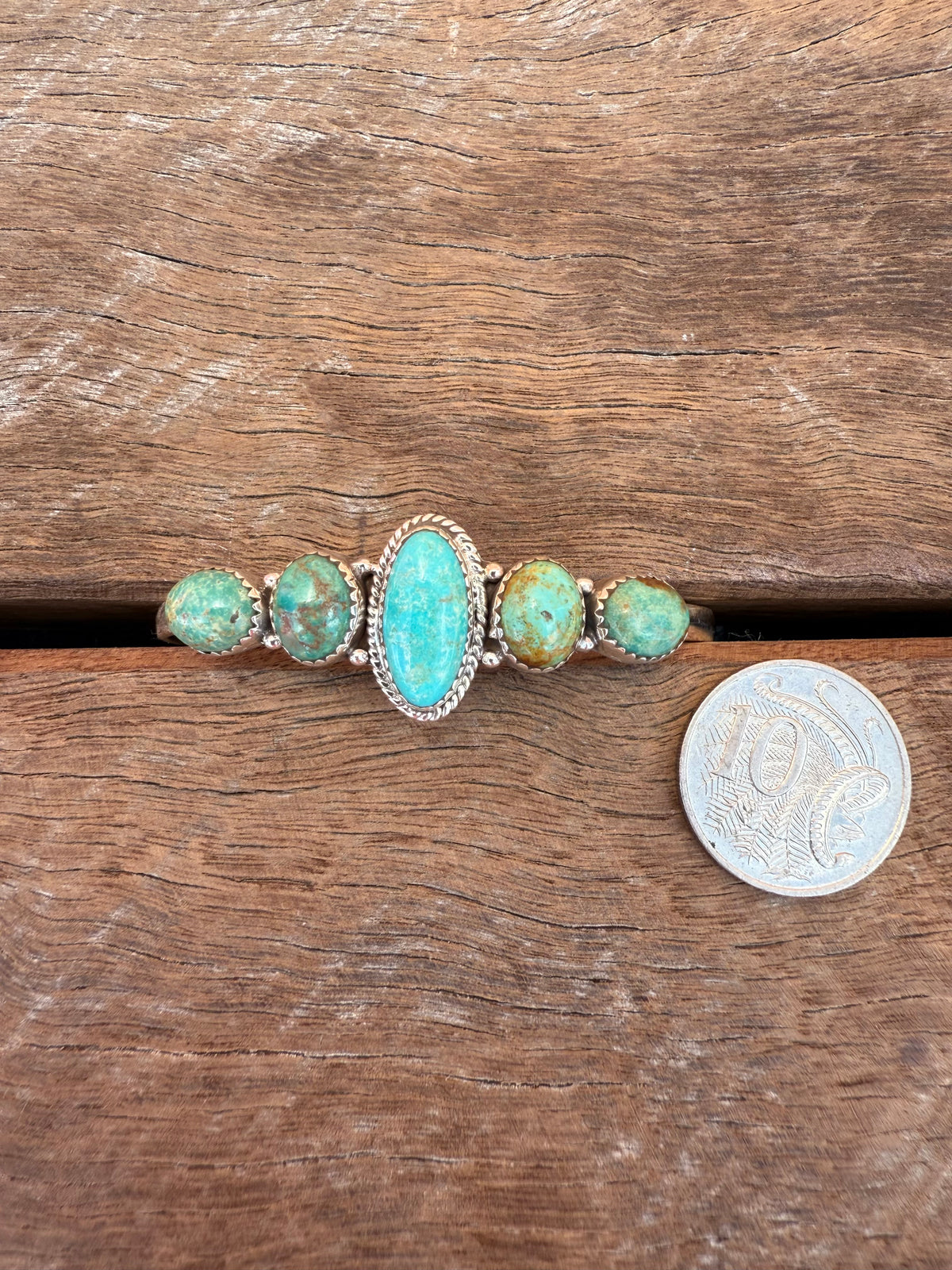 Antique Cuff - Turquoise Stones