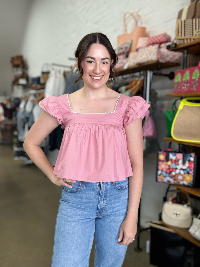 Eloise Top - Blush Pink