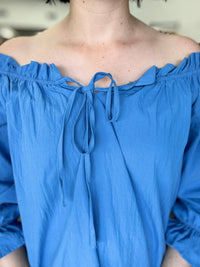 Hillary Top - Cobalt