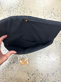 Beaded Clutch - Black Bee
