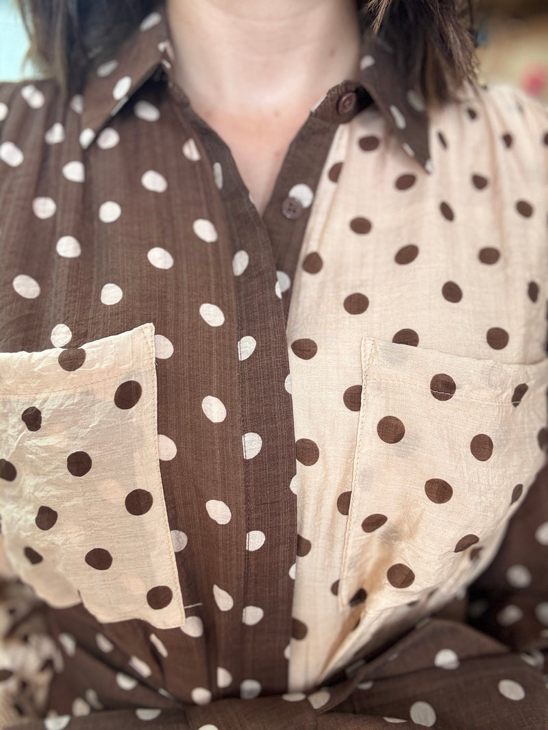 Becca Maxi Dress - Polka Dots