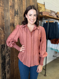 Edith Top - Dusty Pink