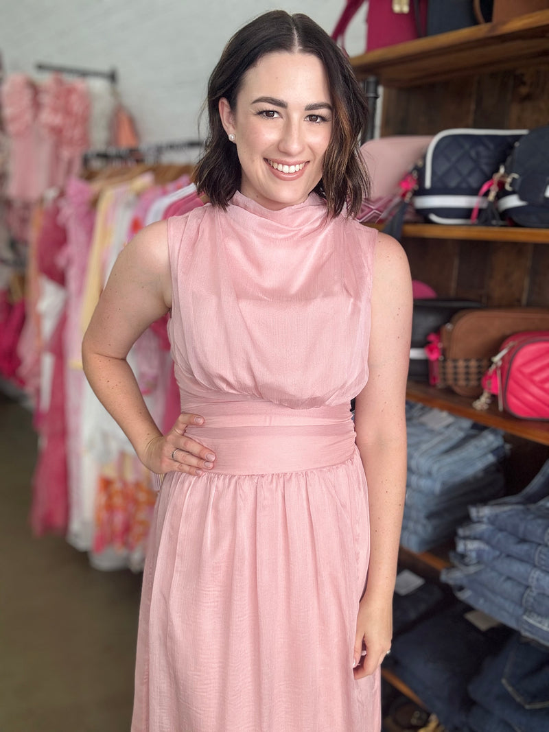 Libby Dress - Blush Pink