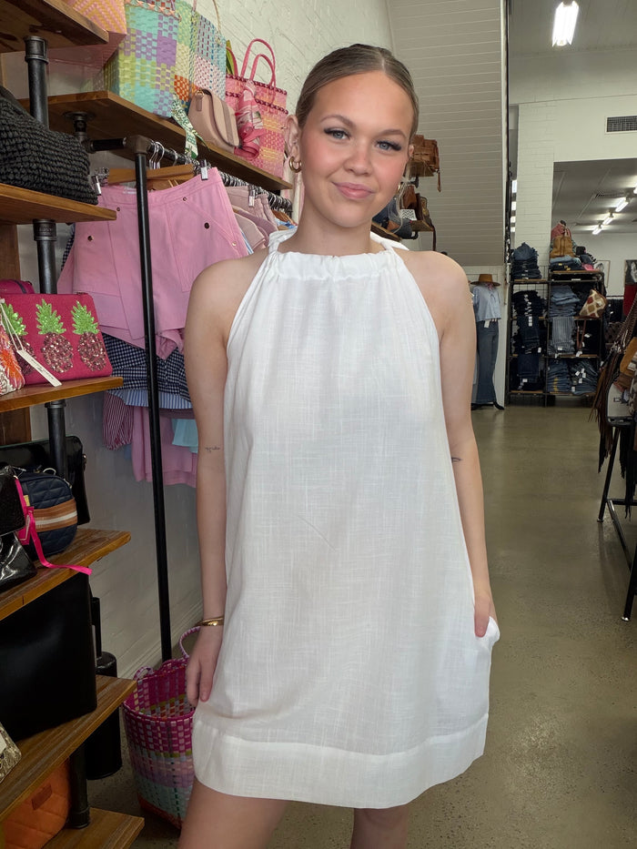 Harlow Mini Dress - White