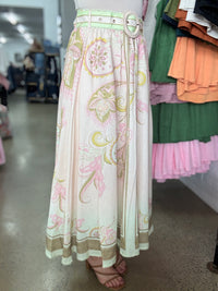 Willa Maxi Skirt - Blush Floral