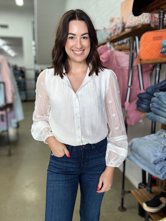 Penny Top - White