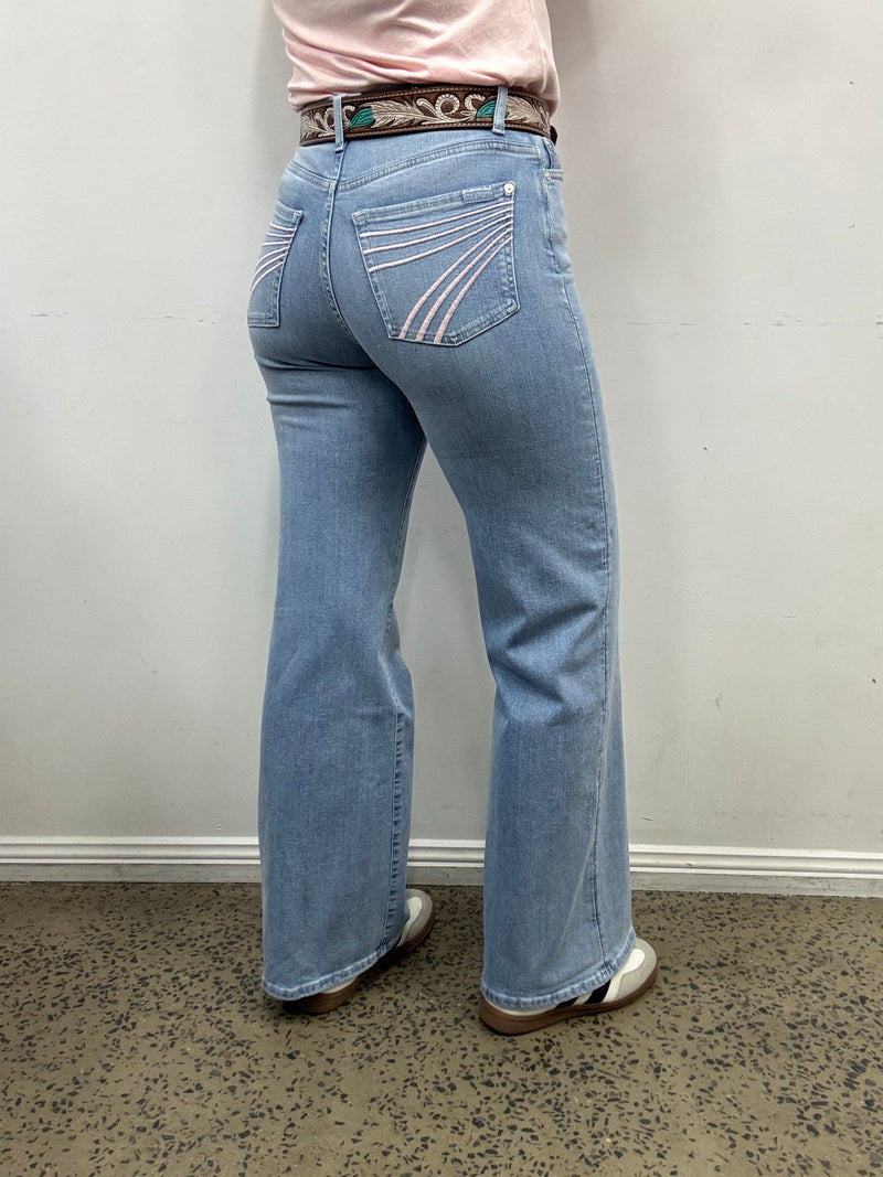 7 For All Mankind - Ultra High Rise Jo Indigo Bloom