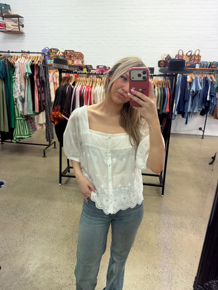 Alice Top - White