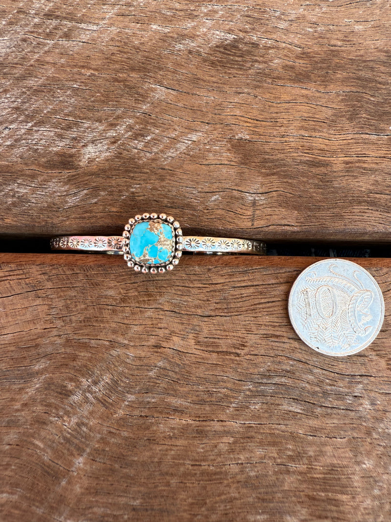 Scottie Cuff - Turquoise Stone