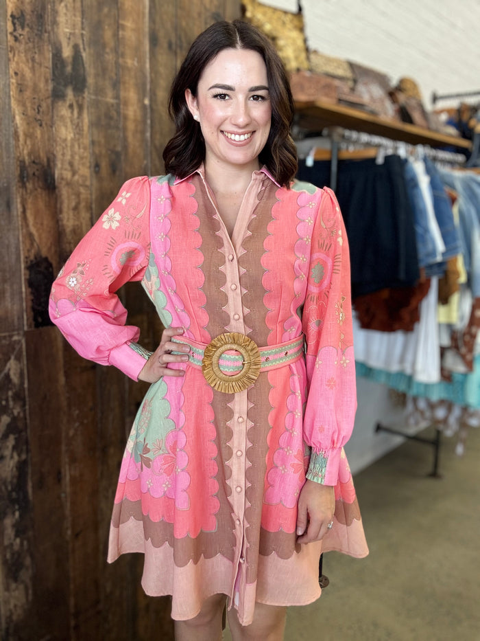 Mabel Mini Dress - Watermelon