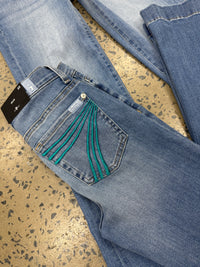 7 For All Mankind - Dojo Aquamarine