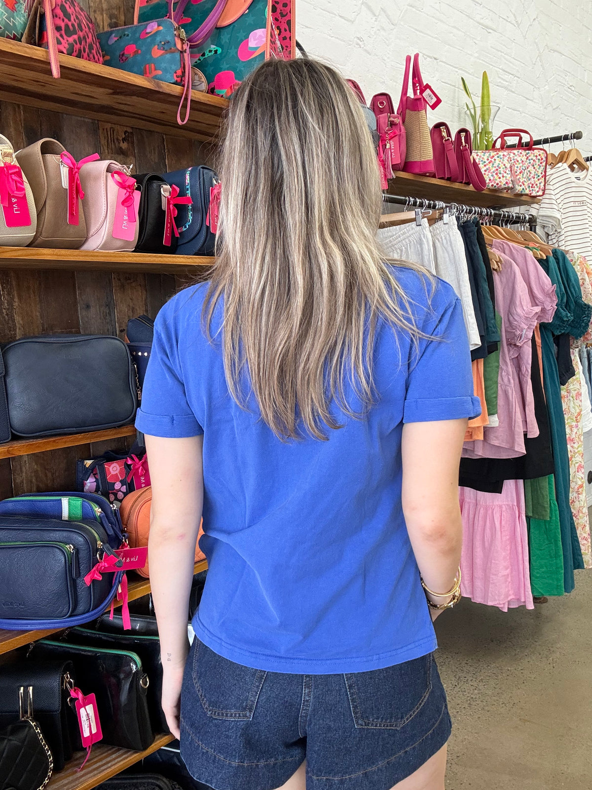 AAE Washed Tee - Cobalt