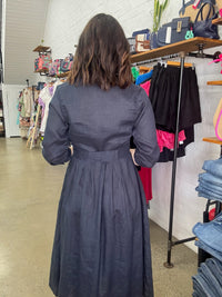Elodie Dress - Navy