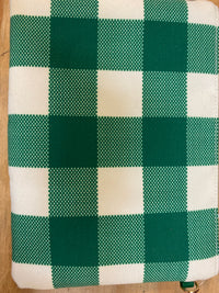 Liv & Milly - Large Crossbody Green & White Gingham