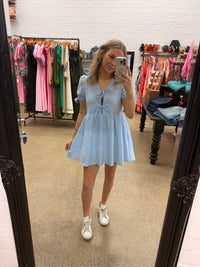 Dahlia Mini Dress - Gingham
