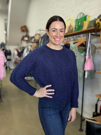 Lovey Knit - Navy