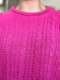 Lovey Knit - Hot Pink