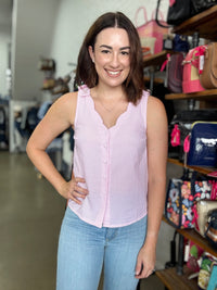 Jill Top - Pink Stripe