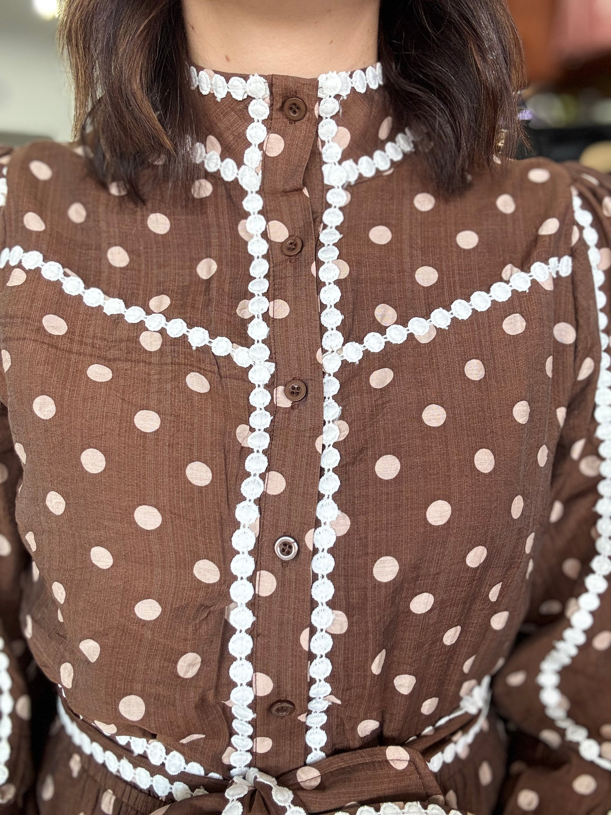Bianca Mini Dress - Dots