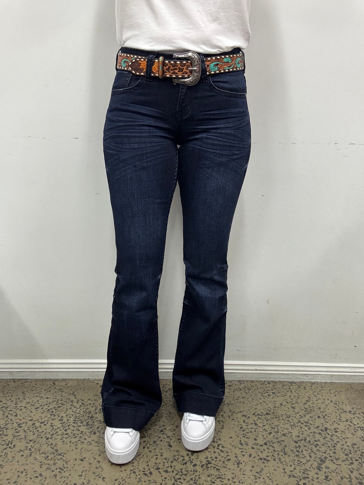 Cowgirl Tuff Jeans - Deep Sapphires