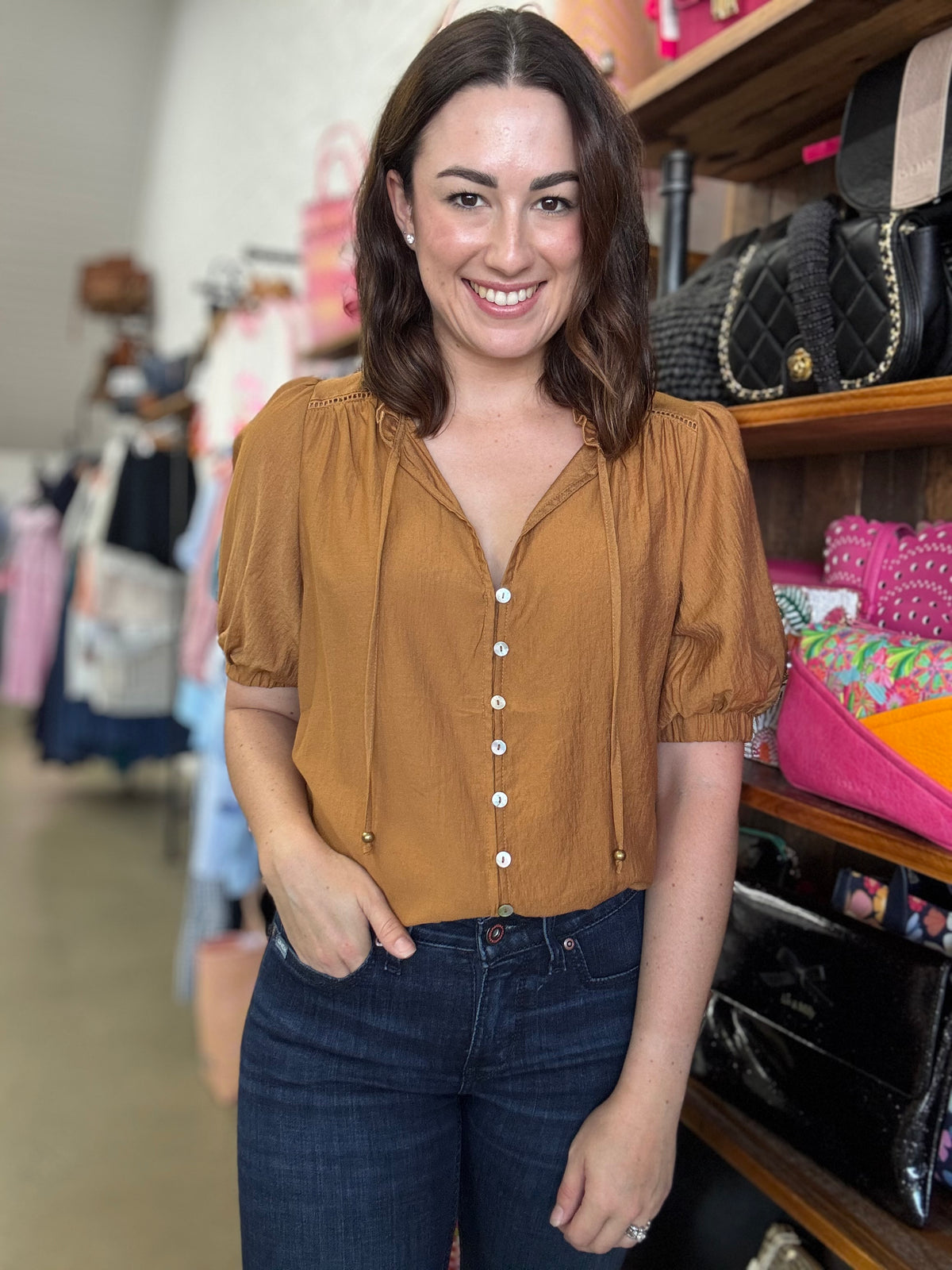 Isla Top - Brown