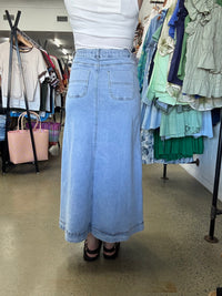 Rachael Denim Skirt - Light Blue