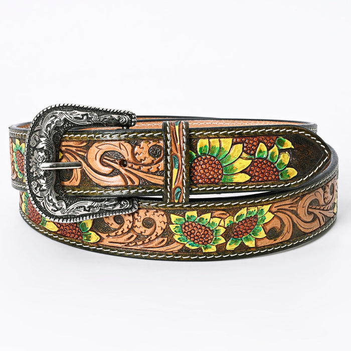 Western Belt - Green Sunflower