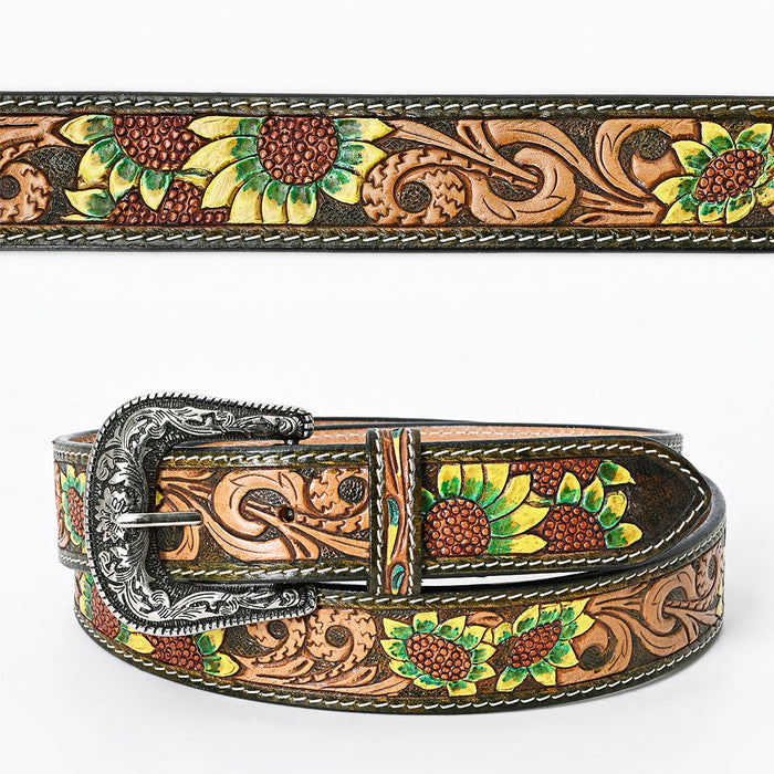 Western Belt - Green Sunflower