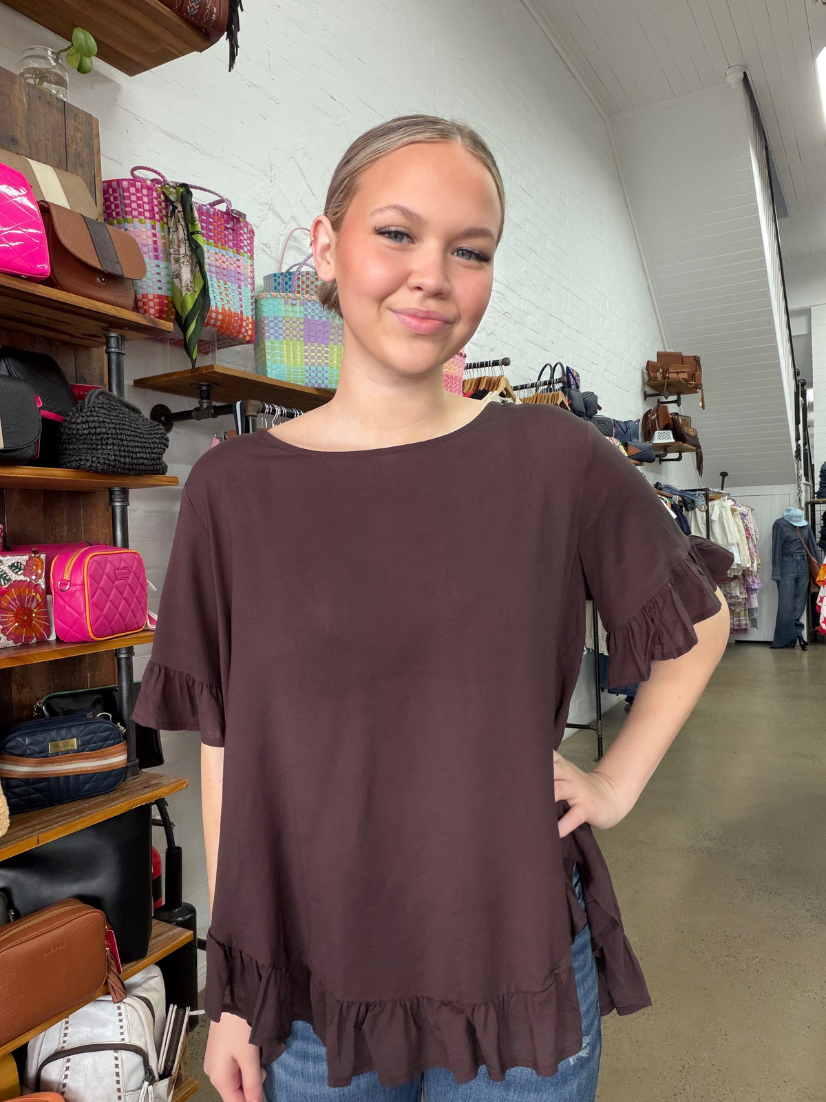 Remi Top - Brown