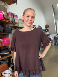 Remi Top - Brown