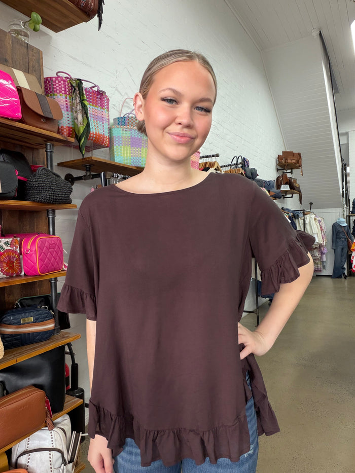 Remi Top - Brown