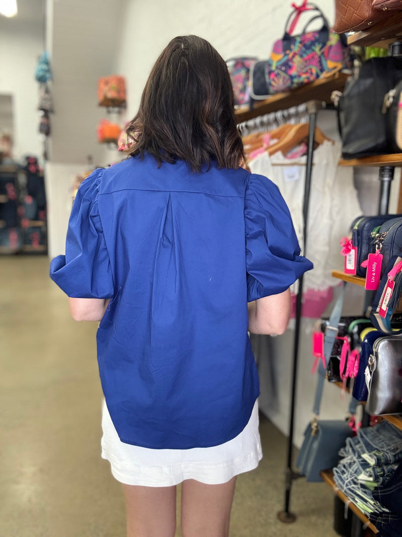 Steph Top - Navy