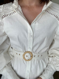 Mildread Dress - White