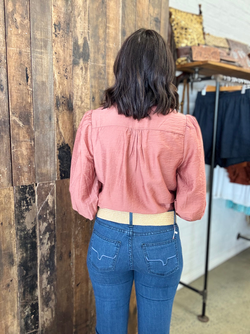 Edith Top - Dusty Pink