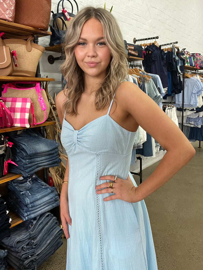 Remmington Dress - Sky Blue