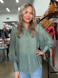 June Top - Sage