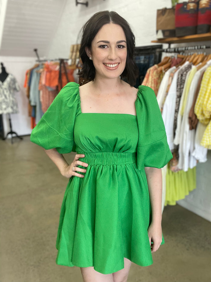 Alice Dress - Lime