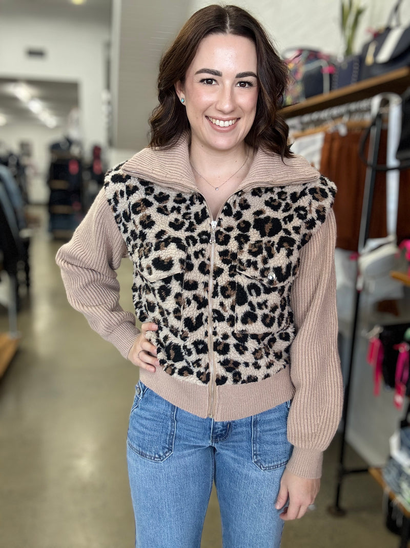 Kaylee Knit - Leopard