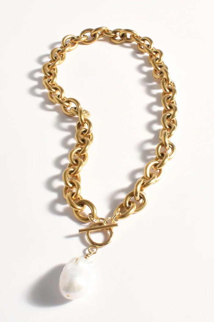 Necklace - Baroque Pearl Drop