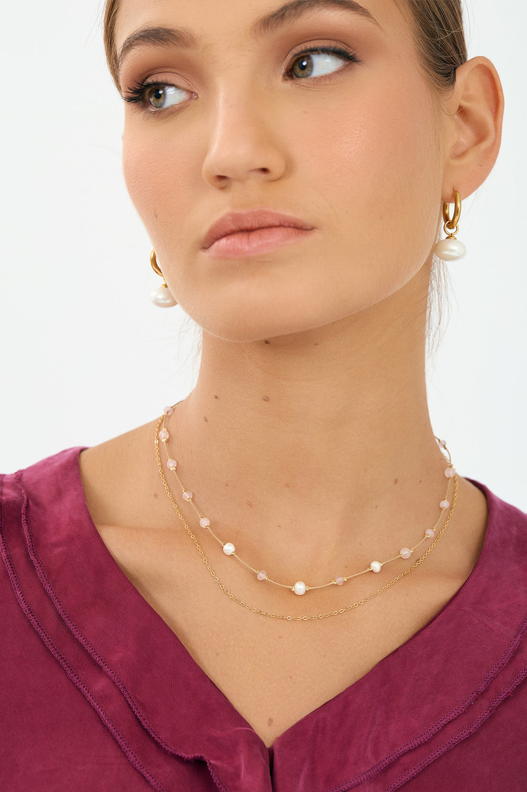 Necklace - Chain Double Layer Necklace