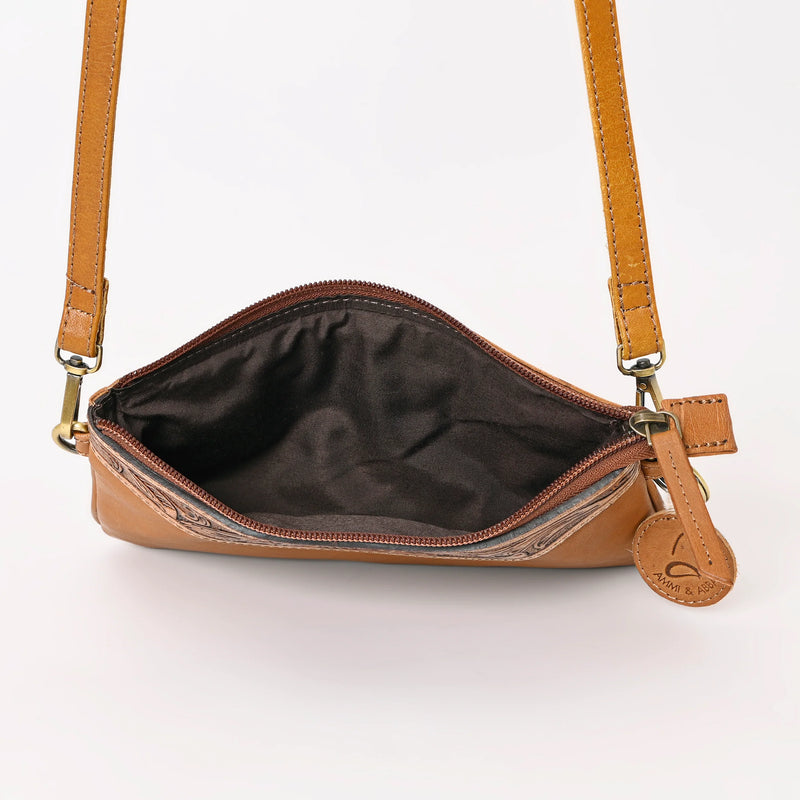 Leather Crossbody Bag (A&A-991)