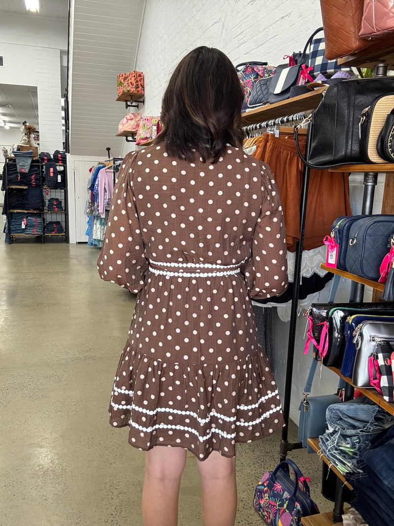Bianca Mini Dress - Dots