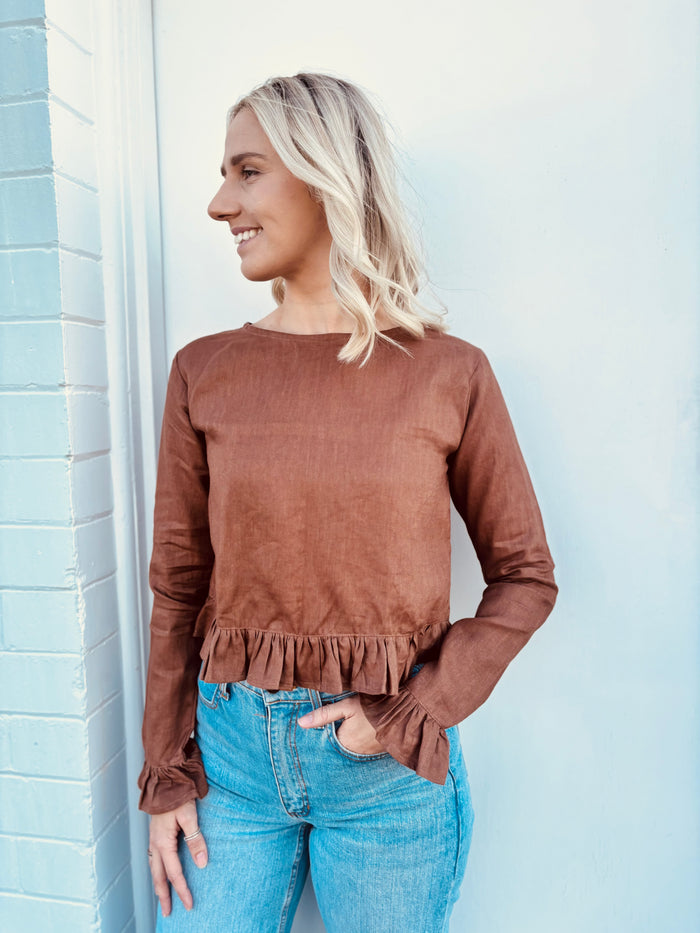 LJC Freddie Top - Chocolate